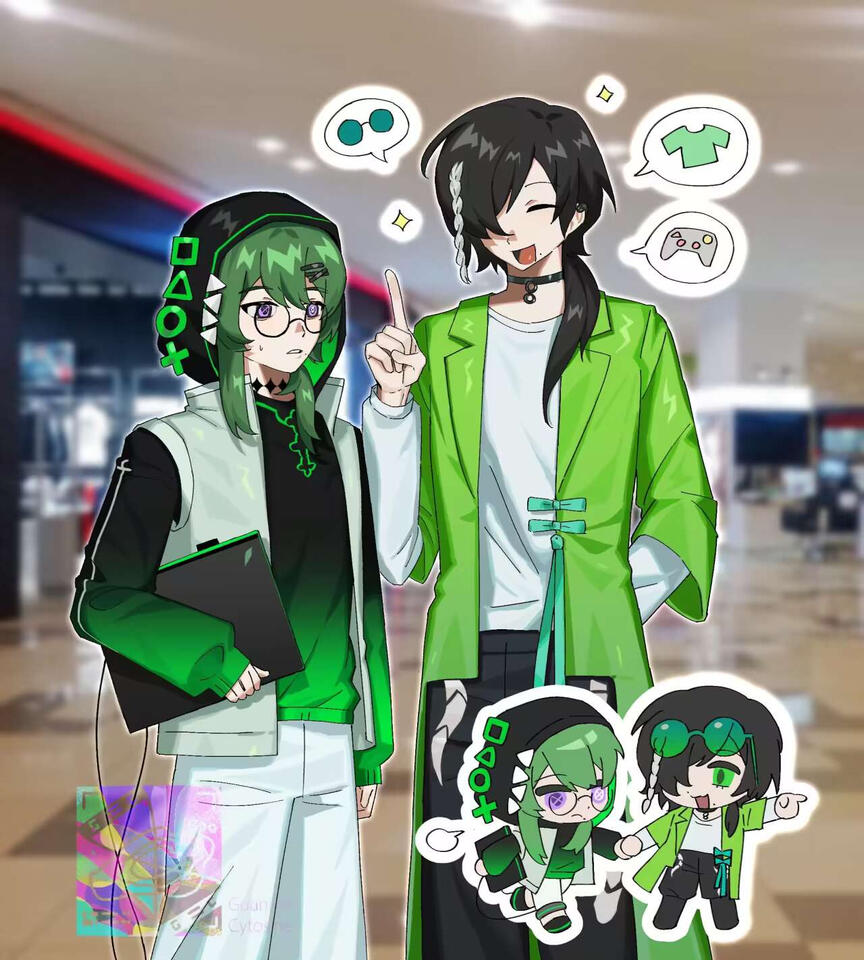 180 CAD Two person+Chibis